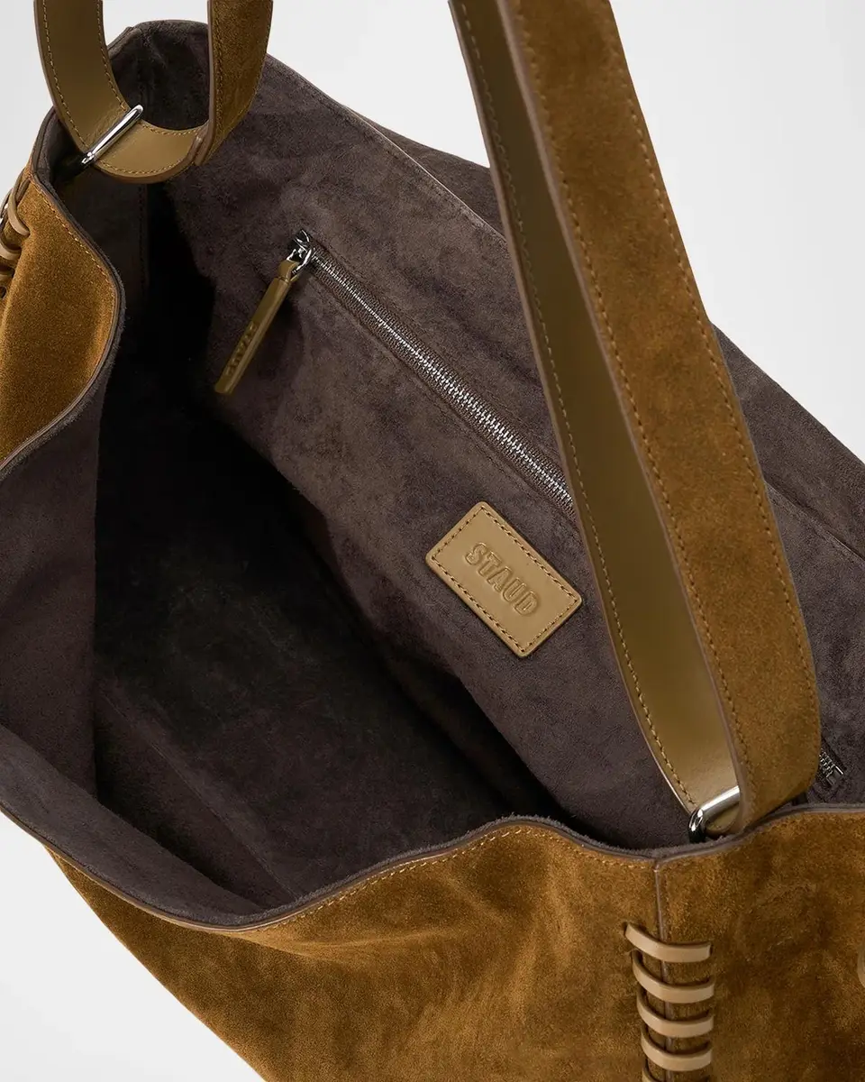 Staud Harlow Suede Messenger Bag | Thumbnail 3 Staud Harlow Suede Messenger Bag | Thumbnail 3