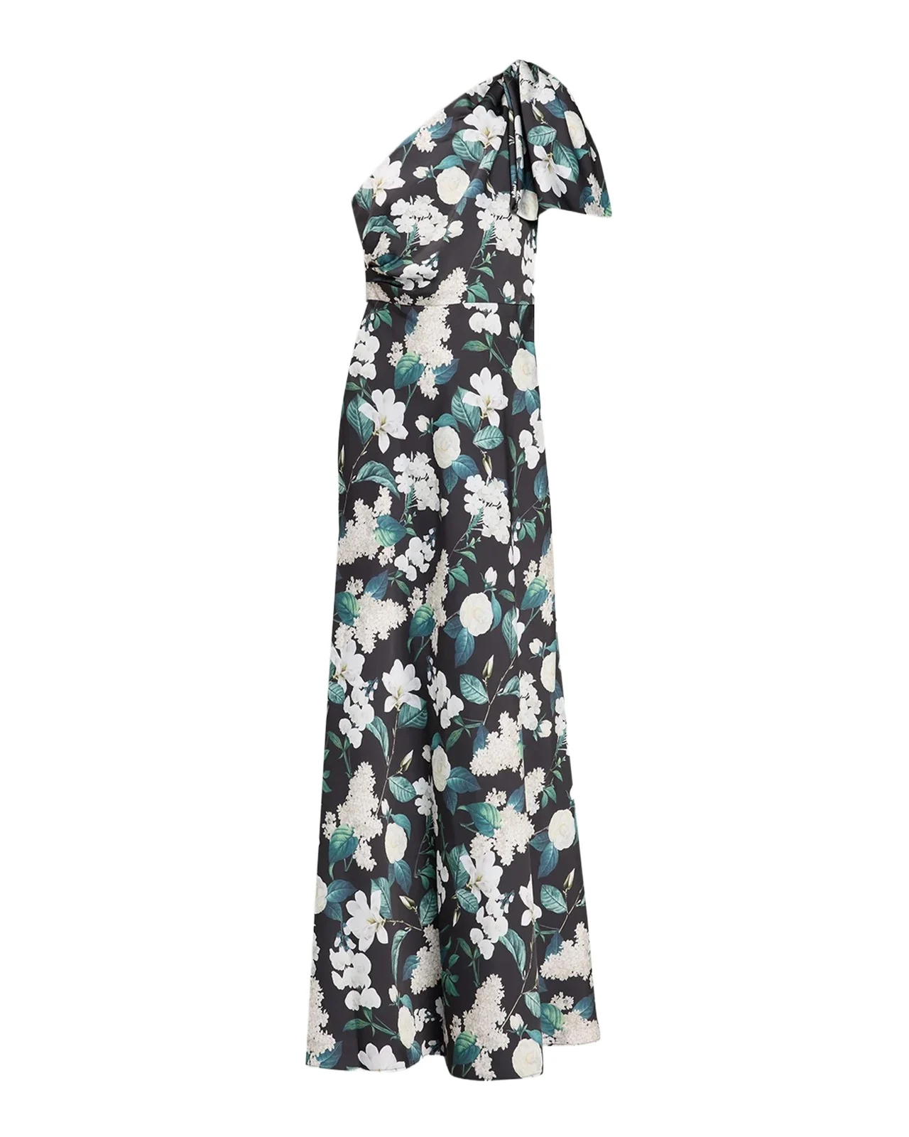 SACHIN & BABI Aubrey Floral One-Shoulder Gown