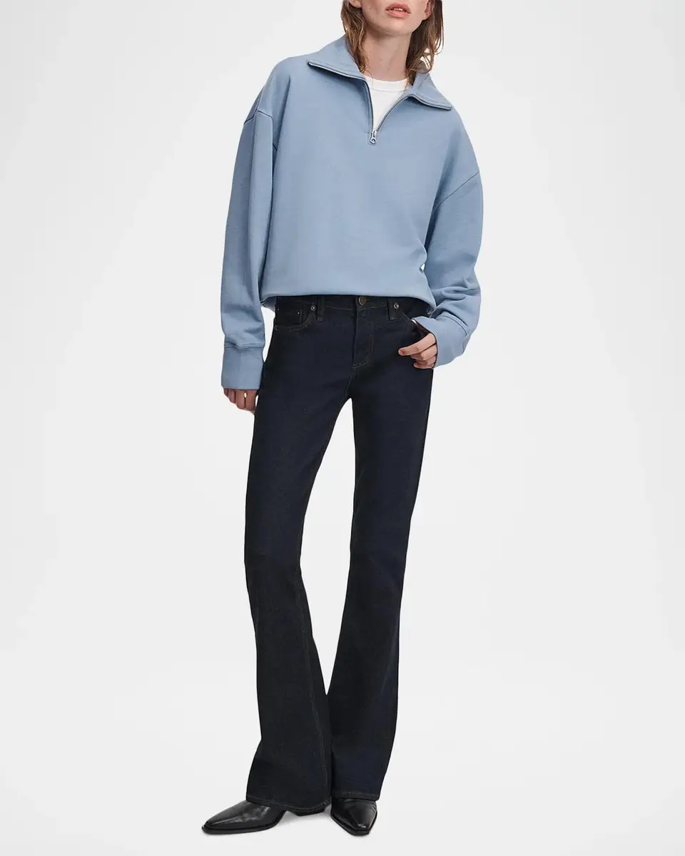 rag & bone The Everyday Terry Half-Zip Sweatshirt | Thumbnail 2 rag & bone The Everyday Terry Half-Zip Sweatshirt | Thumbnail 2