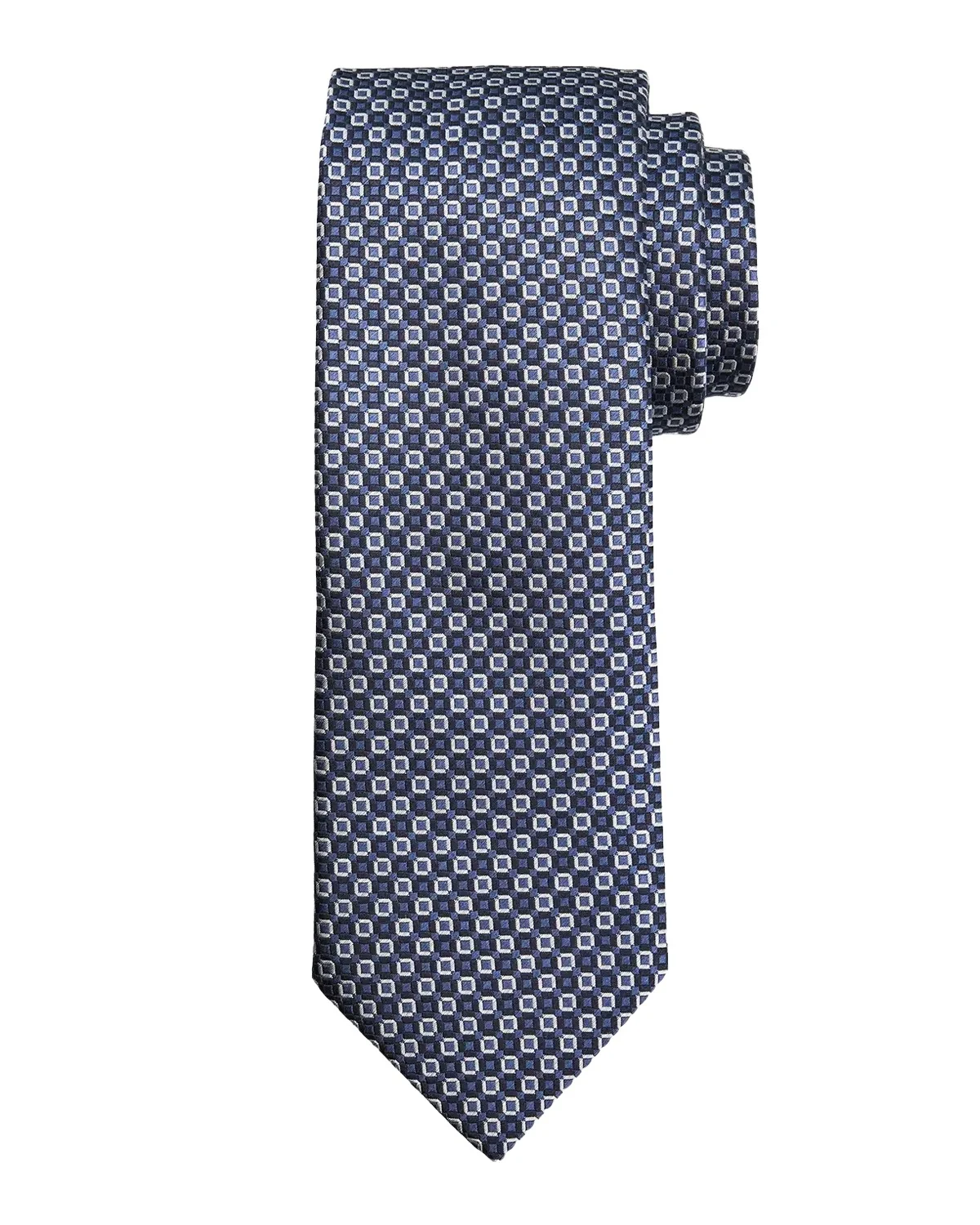 Zegna Men's Geometric Silk Jacquard Tie