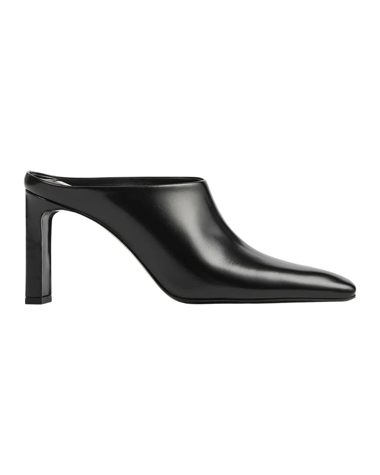 TOTEME Bar 85MM Box-Leather Mules