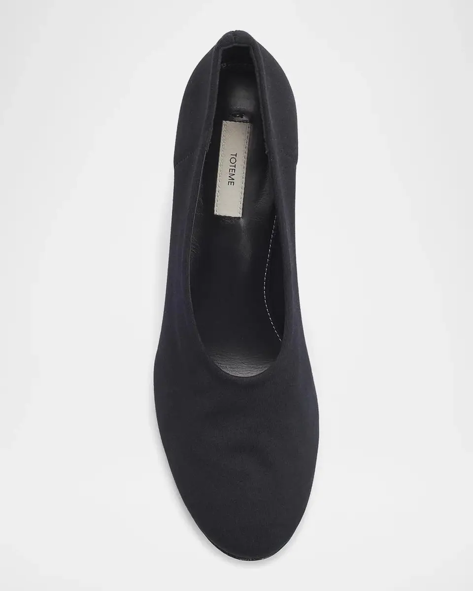 TOTEME 85MM Stretch-Cotton Jersey Pumps | Thumbnail 6 TOTEME 85MM Stretch-Cotton Jersey Pumps | Thumbnail 6
