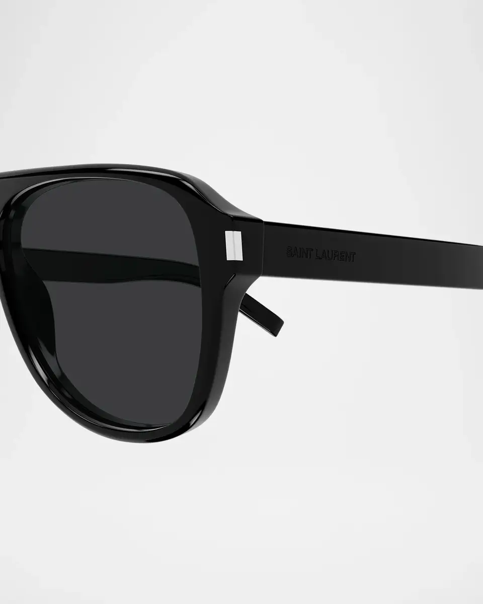 Saint Laurent Men's SL 970 Pilot Recycled Acetate Sunglasses | Thumbnail 3 Saint Laurent Men's SL 970 Pilot Recycled Acetate Sunglasses | Thumbnail 3