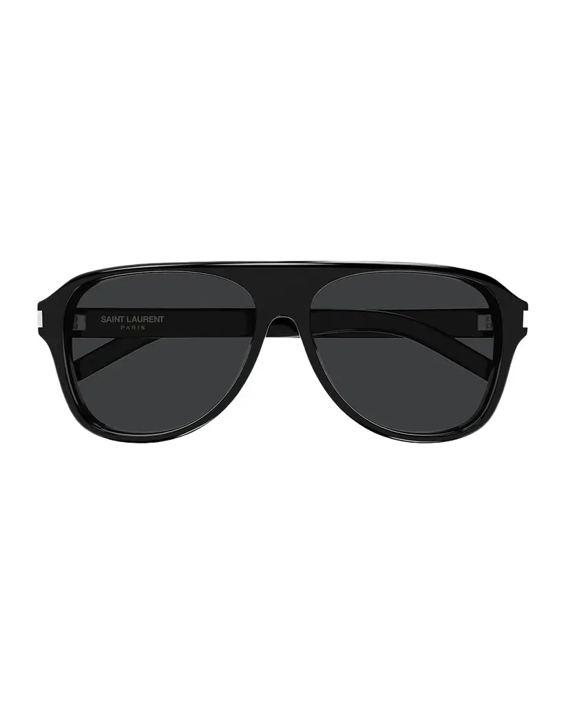 Saint Laurent Men's SL 970 Pilot Recycled Acetate Sunglasses