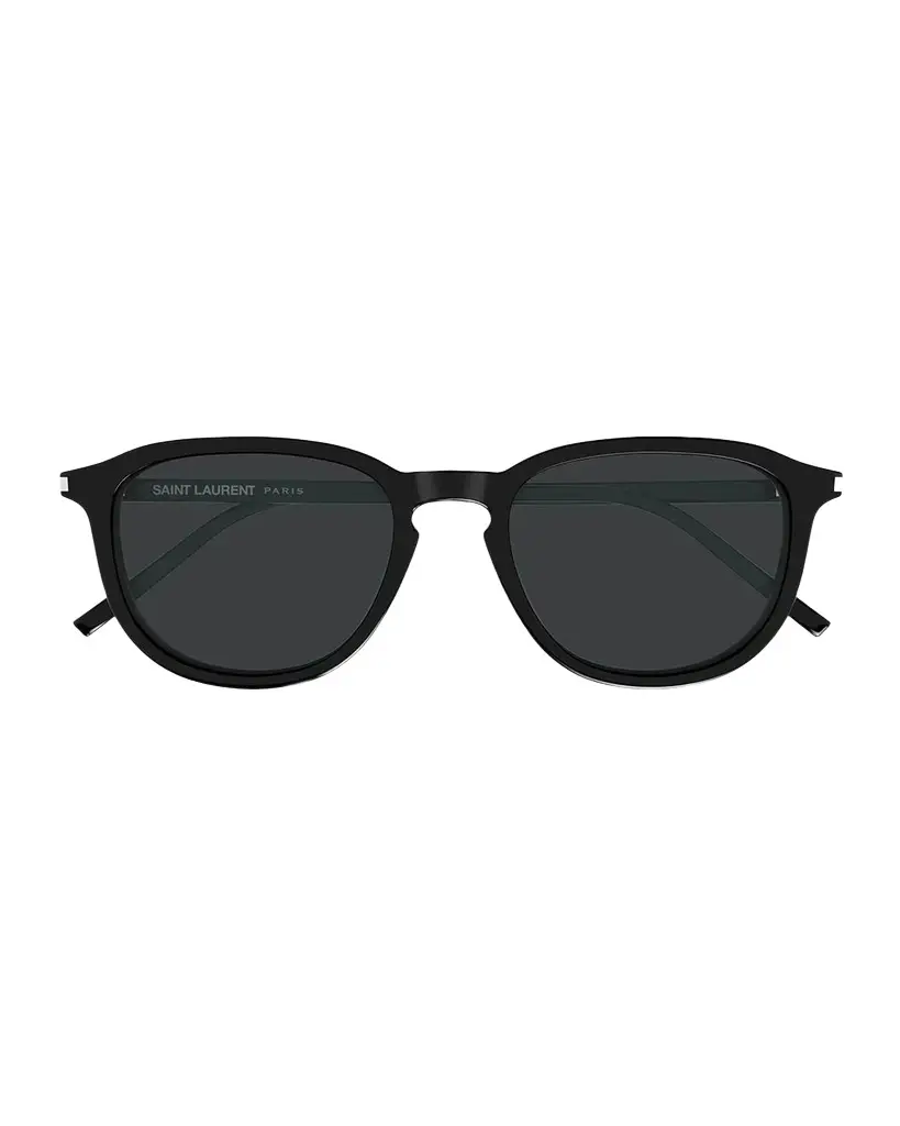 Saint Laurent Men's SL 939 Recycled Acetate Round Sunglasses