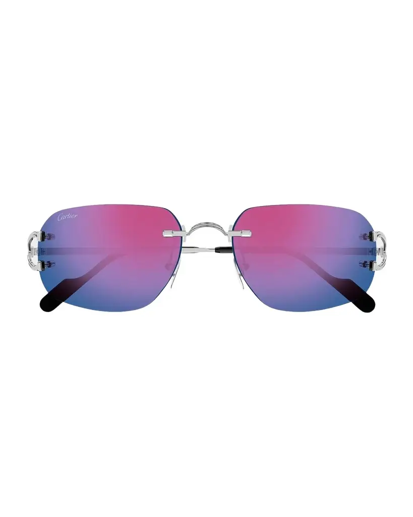 Motifs De Ct0663S Metal Rimless Rectangular Sunglasses Motifs De Ct0663S Metal Rimless Rectangular Sunglasses