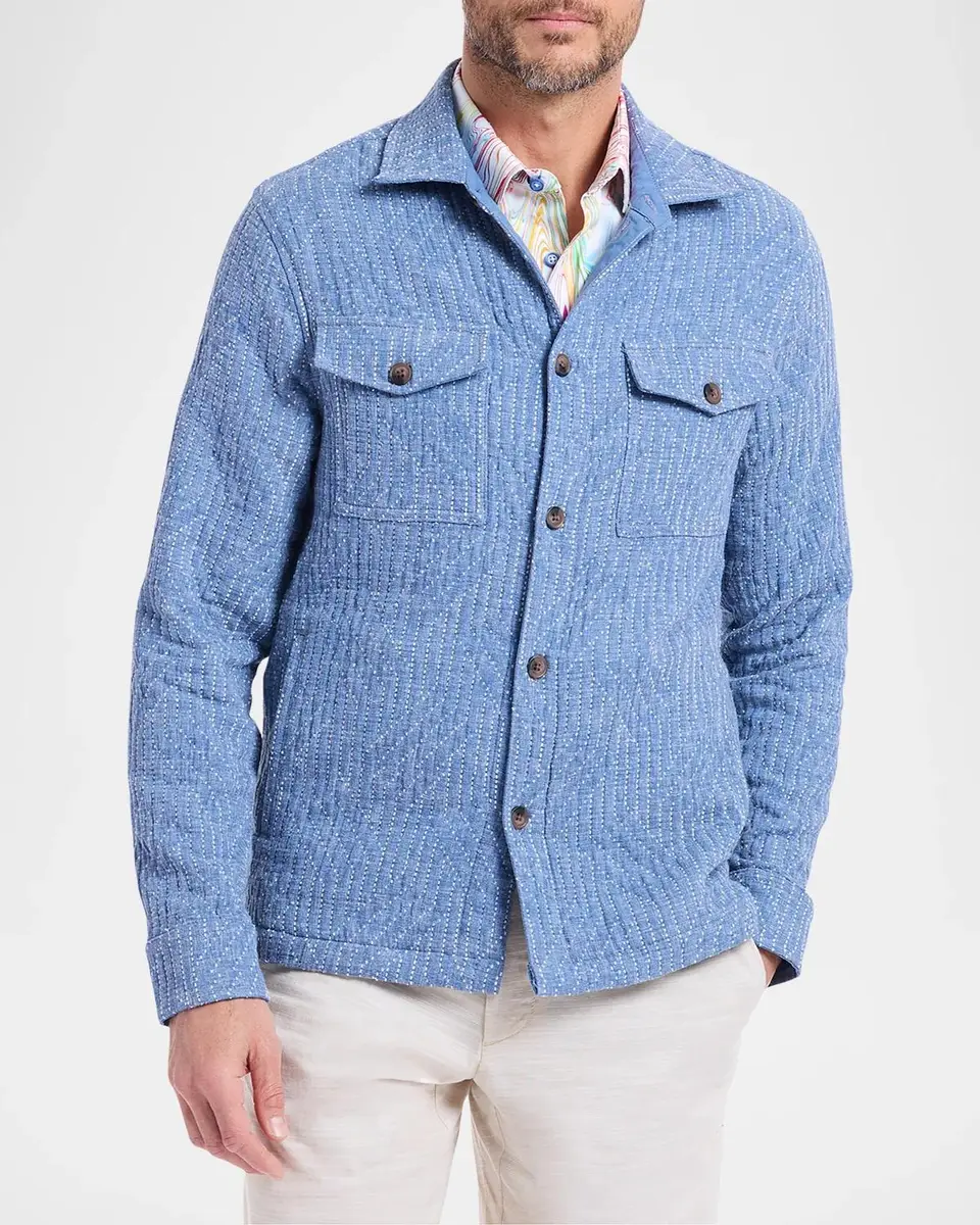 Robert Graham Shawell Patterned Shirt Jacket | Thumbnail 4 Robert Graham Shawell Patterned Shirt Jacket | Thumbnail 4