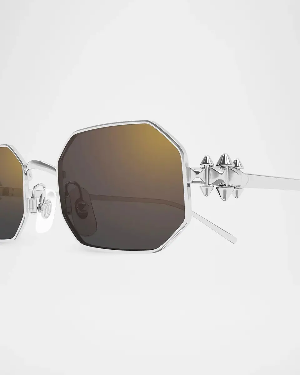 Cartier Men's CT0682S Clash de Metal Rectangular Sunglasses | Thumbnail 3 Cartier Men's CT0682S Clash de Metal Rectangular Sunglasses | Thumbnail 3