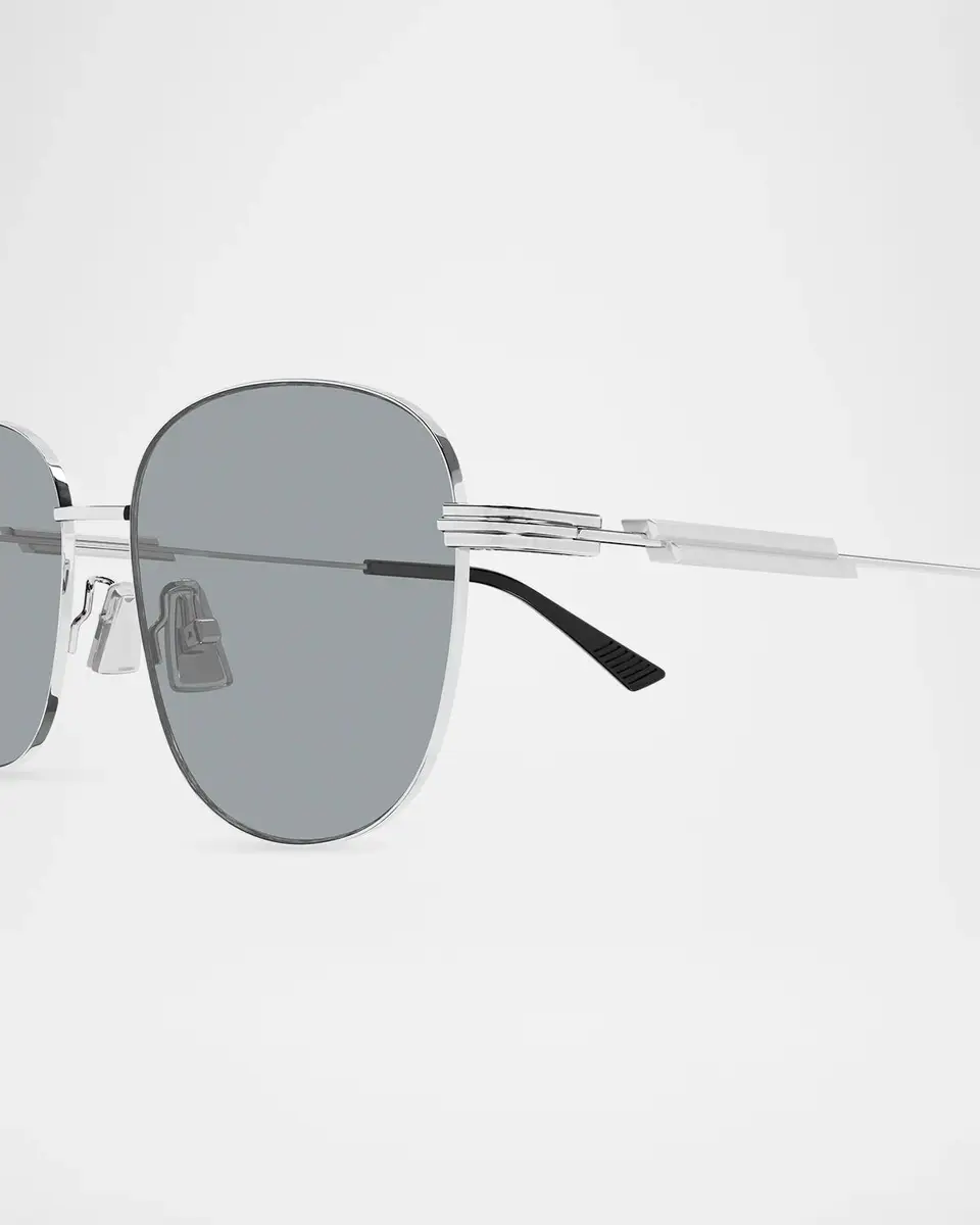 Bottega Veneta Snap Ribbon 56MM Round Sunglasses | Thumbnail 3 Bottega Veneta Snap Ribbon 56MM Round Sunglasses | Thumbnail 3