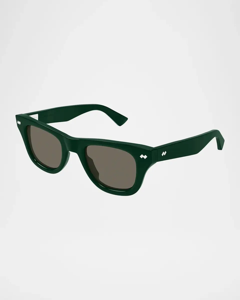 Bottega Veneta Men's BV1486S Bold Ribbon Stud Recycled Acetate Square Sunglasses | Thumbnail 2 Bottega Veneta Men's BV1486S Bold Ribbon Stud Recycled Acetate Square Sunglasses | Thumbnail 2