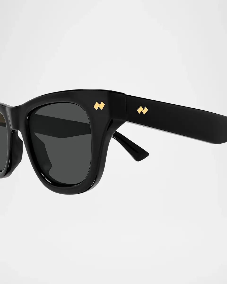 Bottega Veneta Men's BV1486S Bold Ribbon Stud Recycled Acetate Square Sunglasses | Thumbnail 3 Bottega Veneta Men's BV1486S Bold Ribbon Stud Recycled Acetate Square Sunglasses | Thumbnail 3