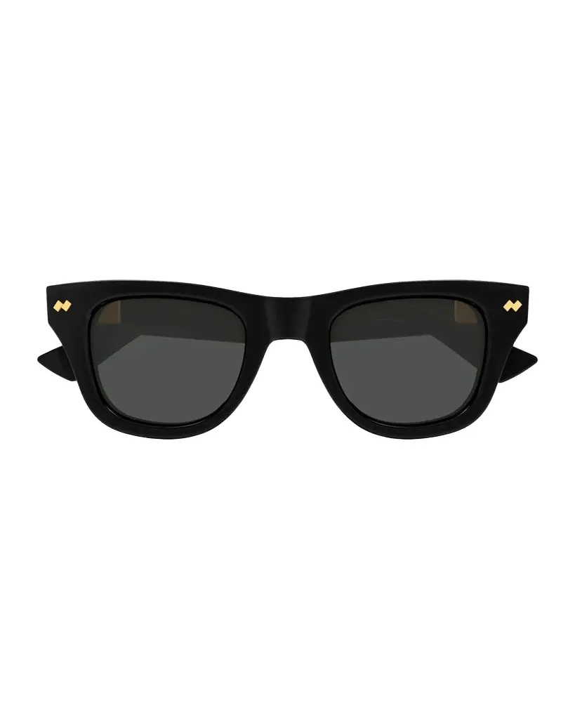 Men's BV1486S Bold Ribbon Stud Recycled Acetate Square Sunglasses Men's BV1486S Bold Ribbon Stud Recycled Acetate Square Sunglasses