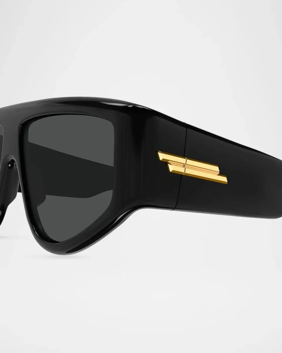 Bottega Veneta Men's BV1492S Ribbon Mask Recycled Acetate Shield Sunglasses | Thumbnail 3 Bottega Veneta Men's BV1492S Ribbon Mask Recycled Acetate Shield Sunglasses | Thumbnail 3