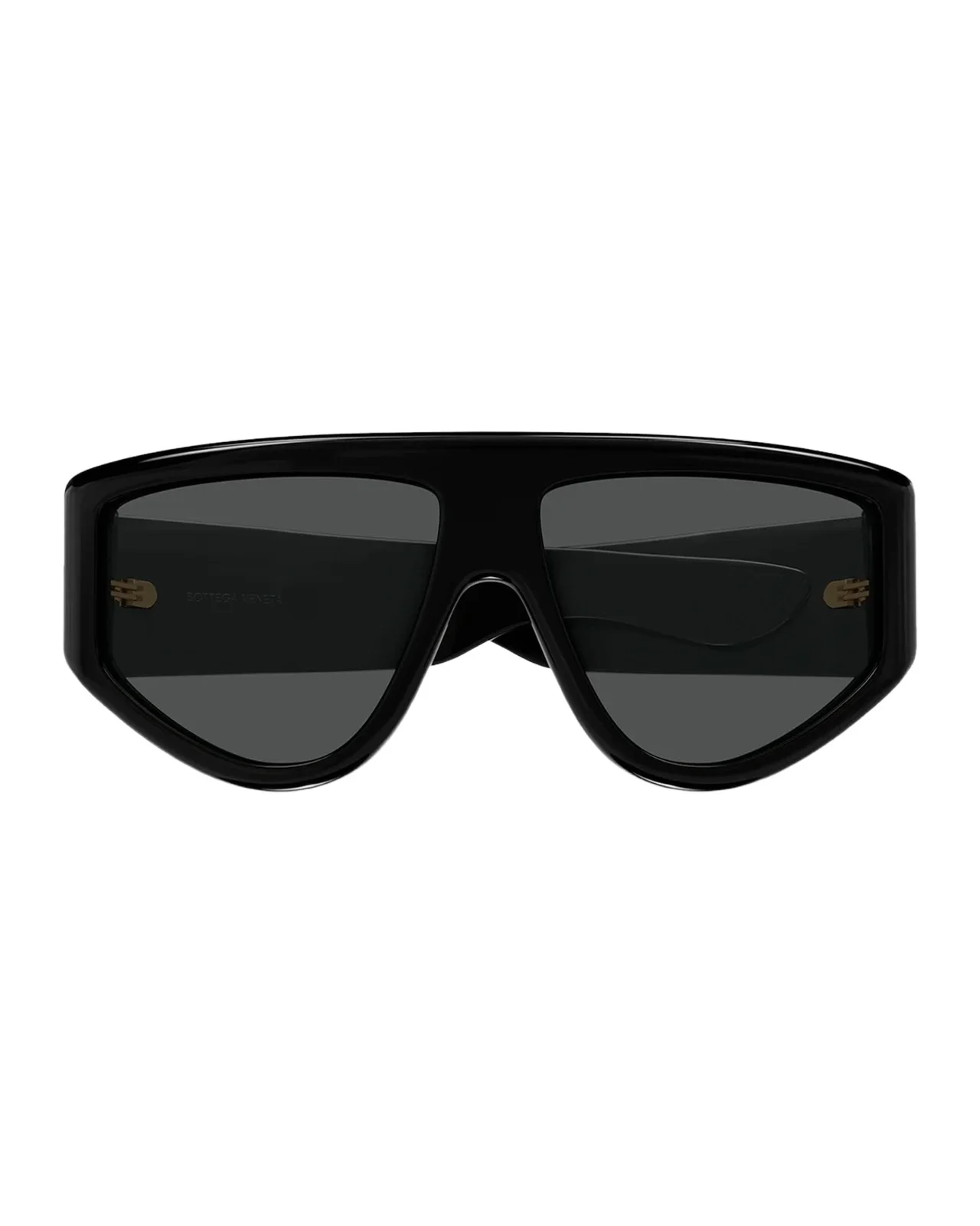 Bottega Veneta Men's BV1492S Ribbon Mask Recycled Acetate Shield Sunglasses