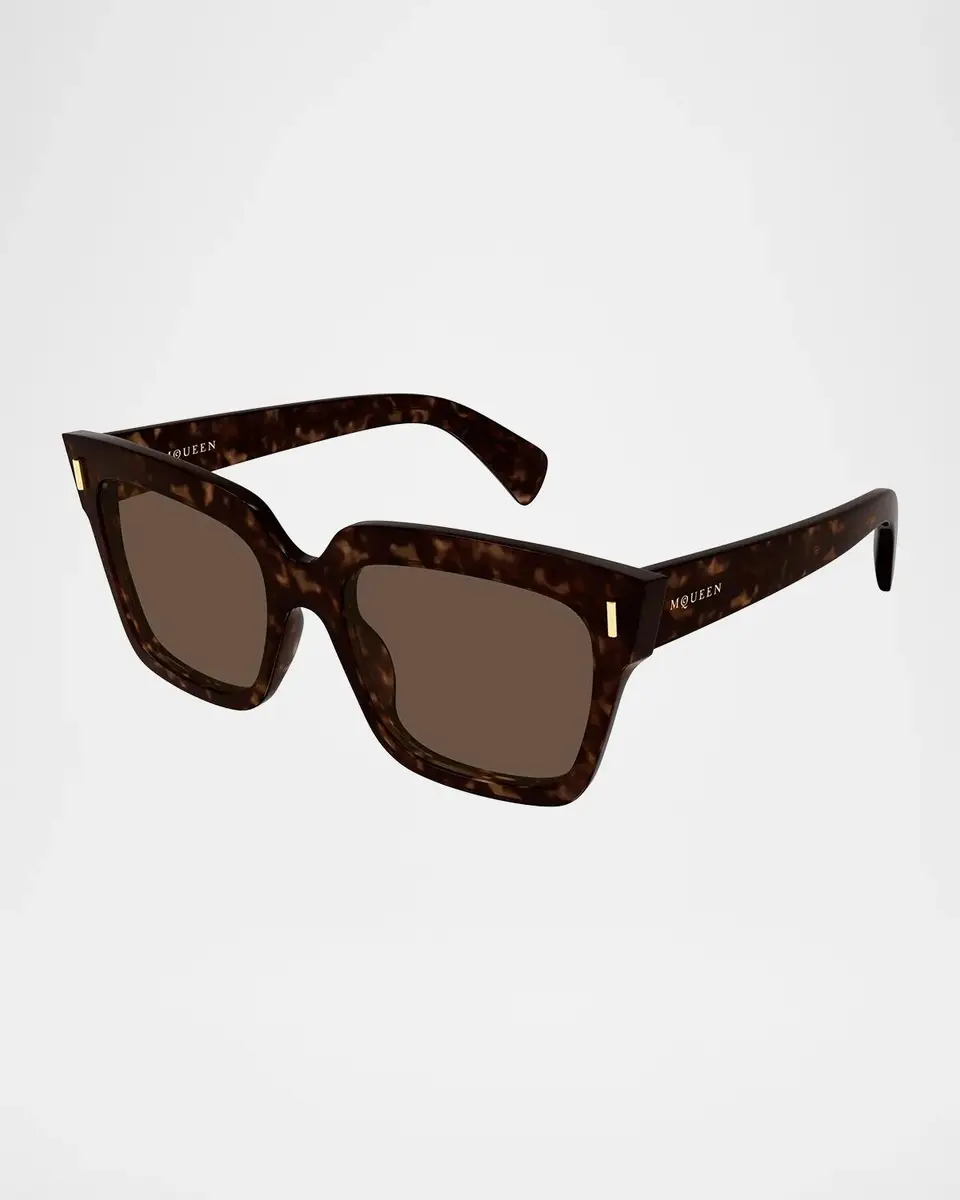 Alexander McQueen T-Bar Rivet 56MM Square Sunglasses | Thumbnail 2 Alexander McQueen T-Bar Rivet 56MM Square Sunglasses | Thumbnail 2