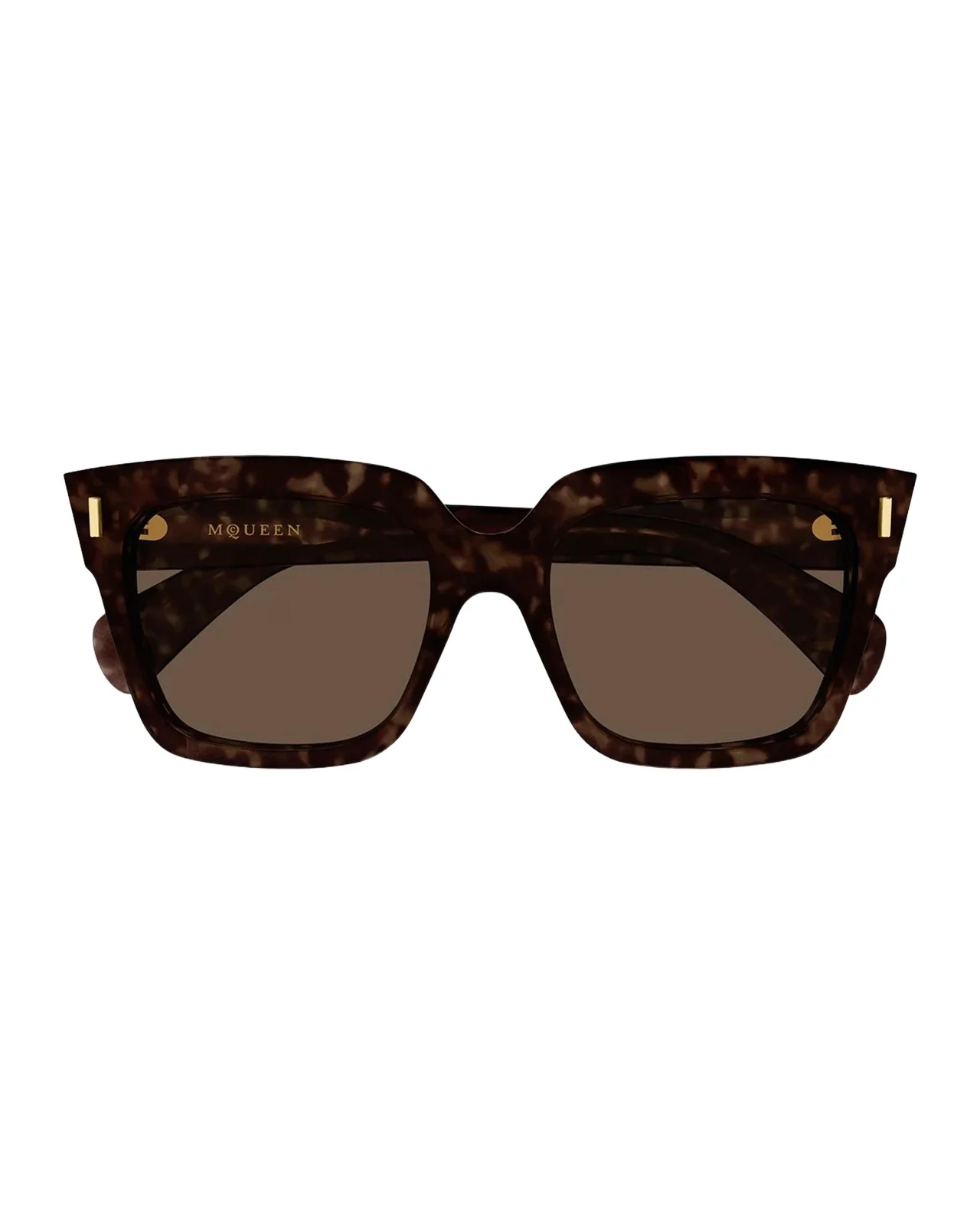 Alexander McQueen T-Bar Rivet 56MM Square Sunglasses