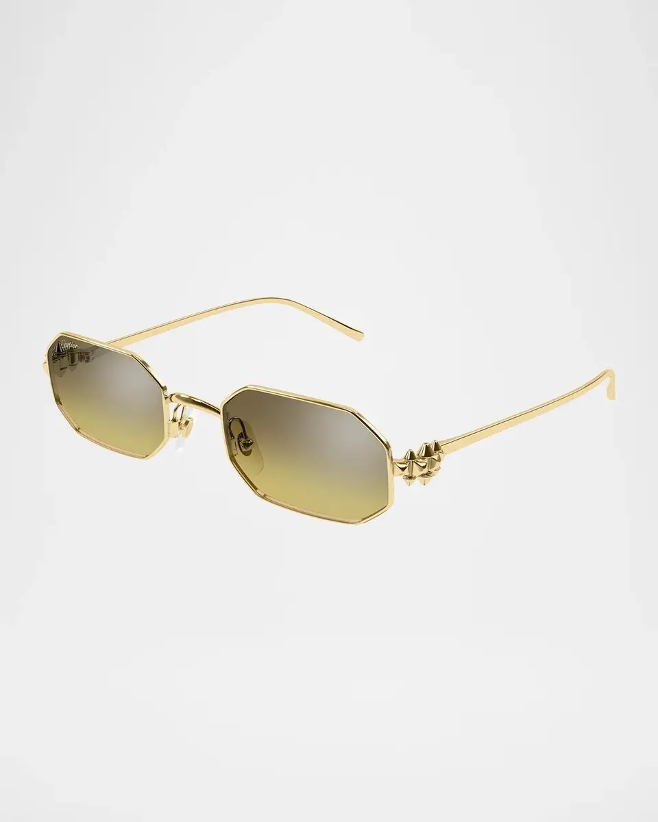 Cartier Men's CT0682S Clash de Rectangular Metal Sunglasses | Thumbnail 2 Cartier Men's CT0682S Clash de Rectangular Metal Sunglasses | Thumbnail 2