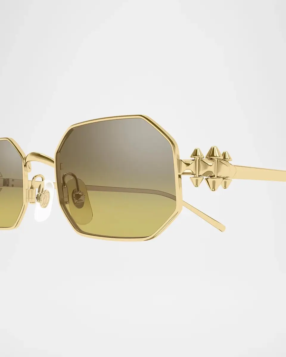 Cartier Men's CT0682S Clash de Rectangular Metal Sunglasses | Thumbnail 3 Cartier Men's CT0682S Clash de Rectangular Metal Sunglasses | Thumbnail 3