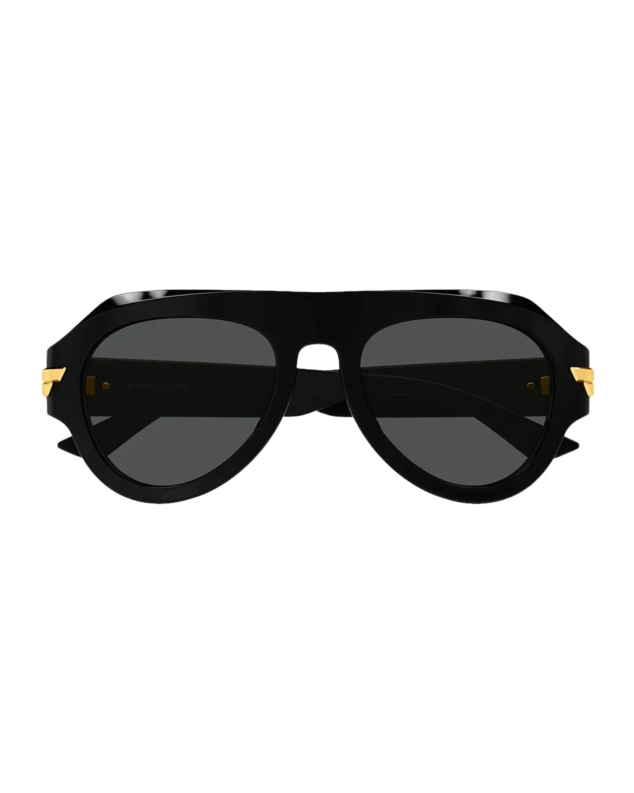 Bottega Veneta Men's BV1488S Bold Ribbon Recycled Acetate Pilot Sunglasses