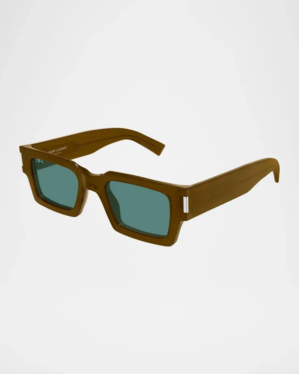 Saint Laurent Men's SL 572 Recycled Acetate Square Sunglasses | Thumbnail 2 Saint Laurent Men's SL 572 Recycled Acetate Square Sunglasses | Thumbnail 2