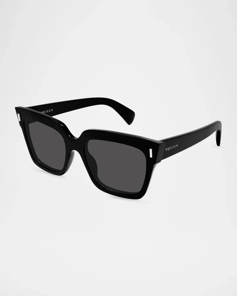 Alexander McQueen T-Bar Rivet 56MM Square Sunglasses | Thumbnail 2 Alexander McQueen T-Bar Rivet 56MM Square Sunglasses | Thumbnail 2