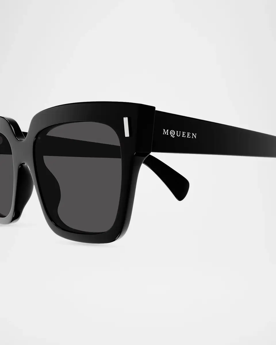 Alexander McQueen T-Bar Rivet 56MM Square Sunglasses | Thumbnail 3 Alexander McQueen T-Bar Rivet 56MM Square Sunglasses | Thumbnail 3