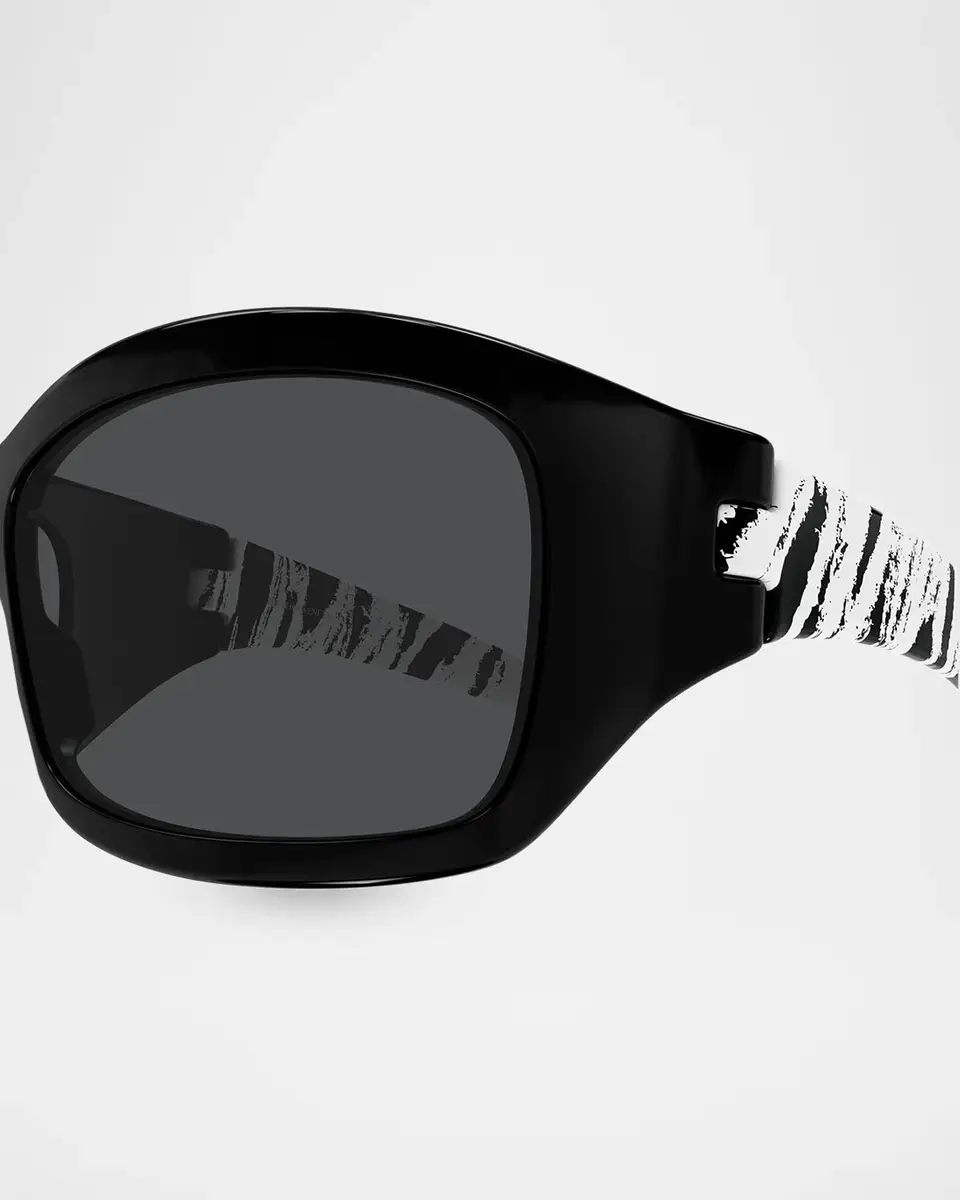 Bottega Veneta Intrecciato 74MM Oversized Square Sunglasses | Thumbnail 3 Bottega Veneta Intrecciato 74MM Oversized Square Sunglasses | Thumbnail 3