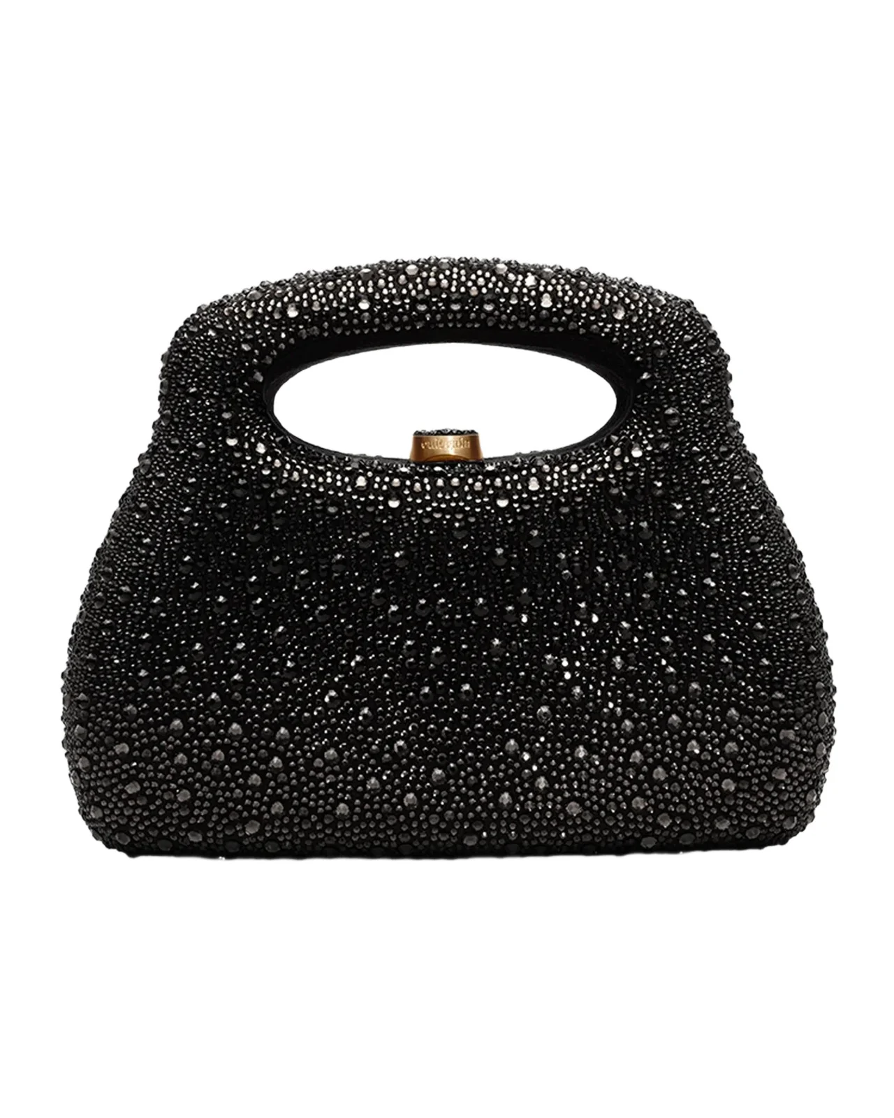 Cult Gaia Mimi Rhinestone Top-Handle Bag
