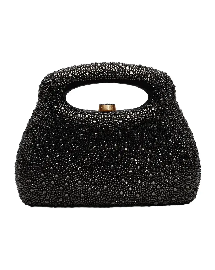 Cult Gaia Mimi Rhinestone Top-Handle Bag