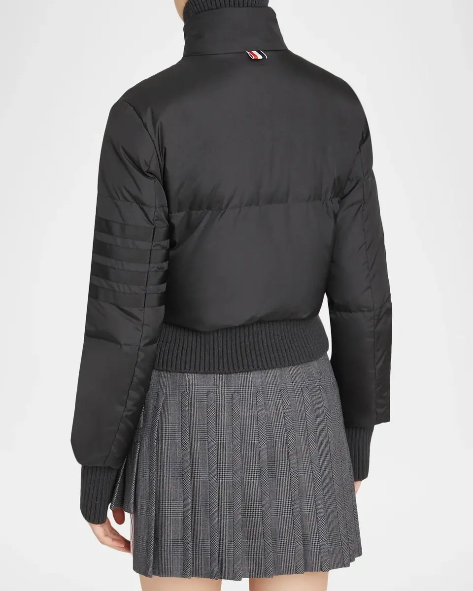 Thom Browne Cropped Tech Down Jacket | Thumbnail 3 Thom Browne Cropped Tech Down Jacket | Thumbnail 3