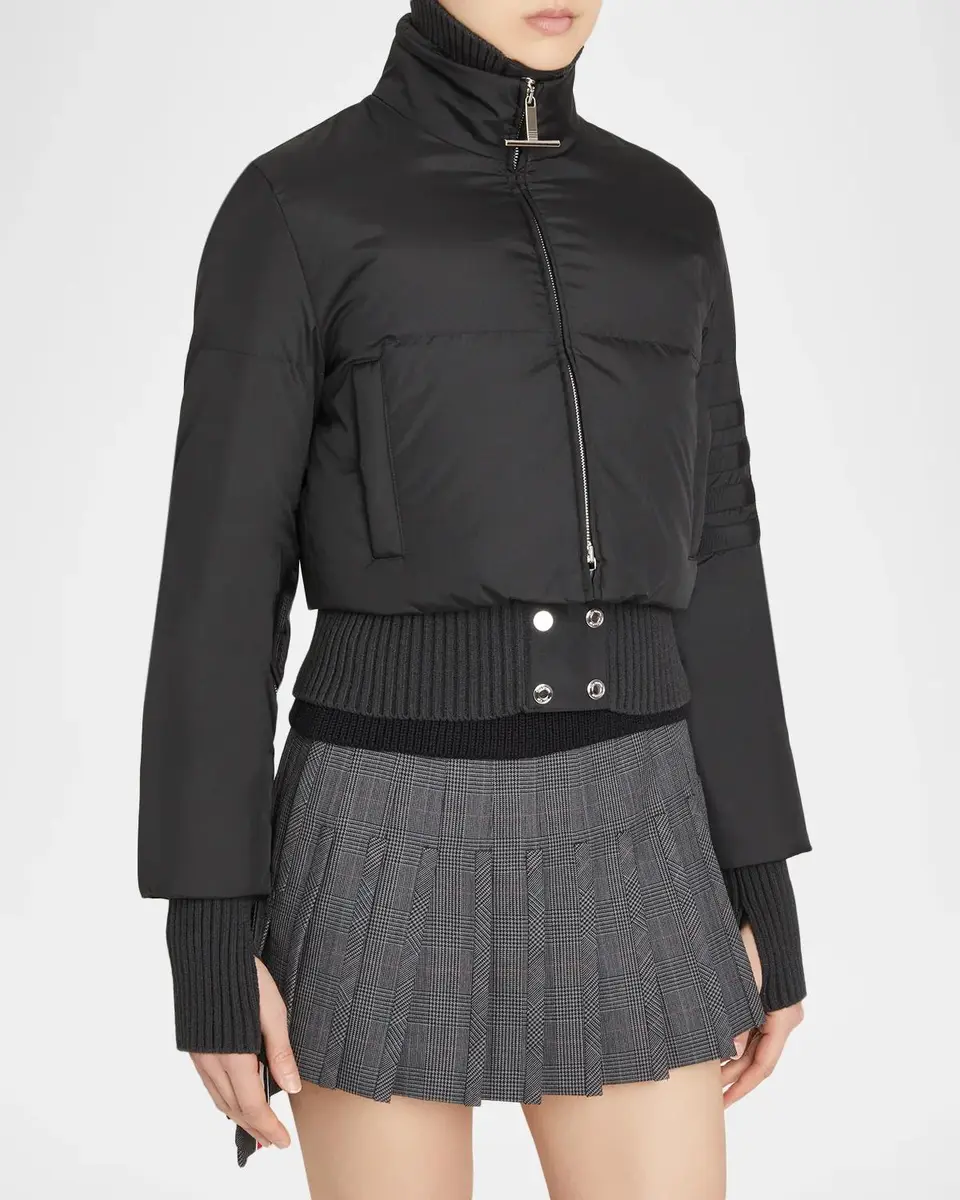 Thom Browne Cropped Tech Down Jacket | Thumbnail 4 Thom Browne Cropped Tech Down Jacket | Thumbnail 4