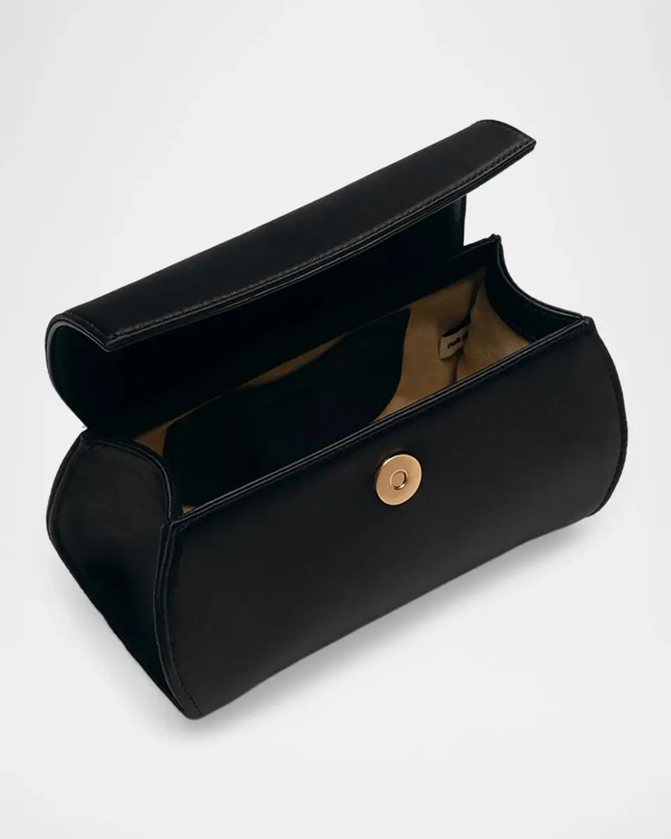 Cult Gaia Fiona Pearly-Embellished Satin Top-Handle Bag | Thumbnail 3 Cult Gaia Fiona Pearly-Embellished Satin Top-Handle Bag | Thumbnail 3