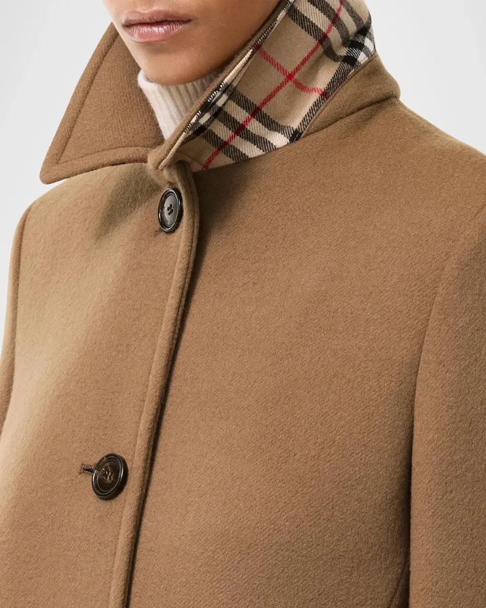 Burberry Gosford Wool-Cashmere Single-Breasted Coat | Thumbnail 4 Burberry Gosford Wool-Cashmere Single-Breasted Coat | Thumbnail 4