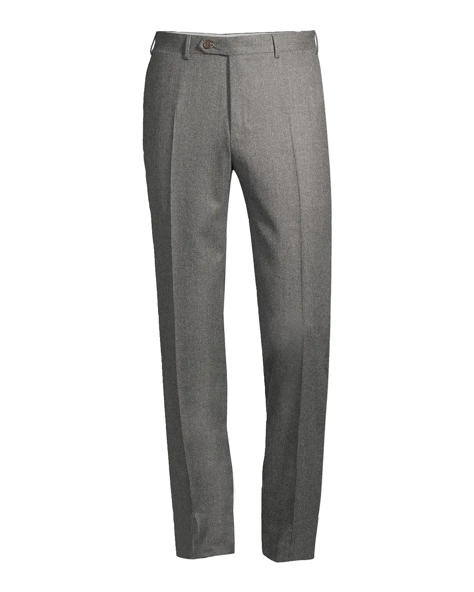 Canali Men's Flannel Wool Trousers | Thumbnail 2 Canali Men's Flannel Wool Trousers | Thumbnail 2