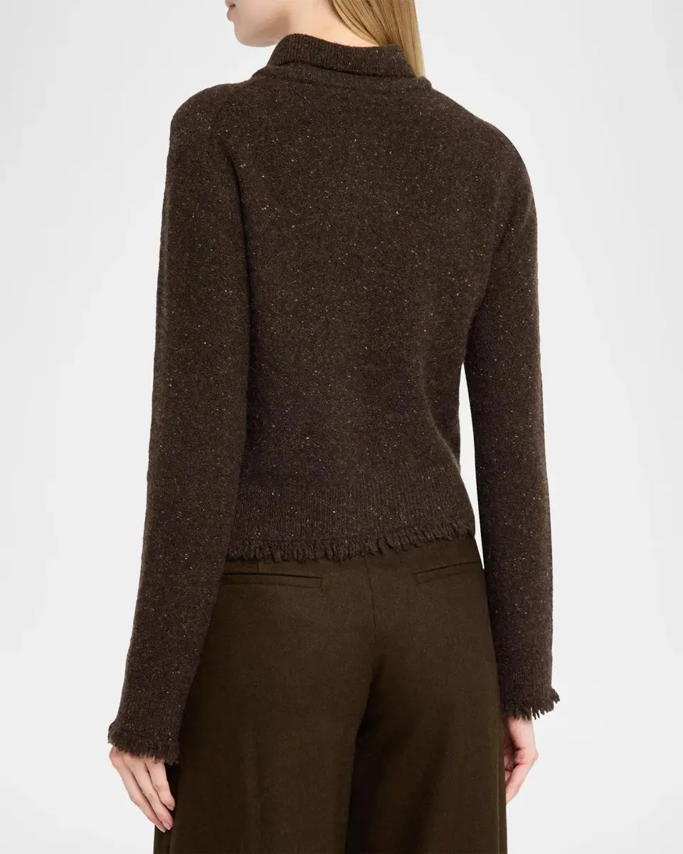 Vince Donegal-Style Cashmere Button-Front Cardigan | Thumbnail 3