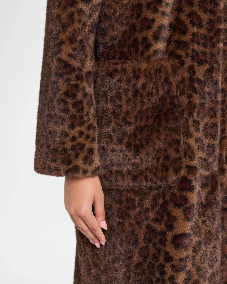 Kobi Halperin Hattie Leopard-Print Faux Fur Coat | Thumbnail 5