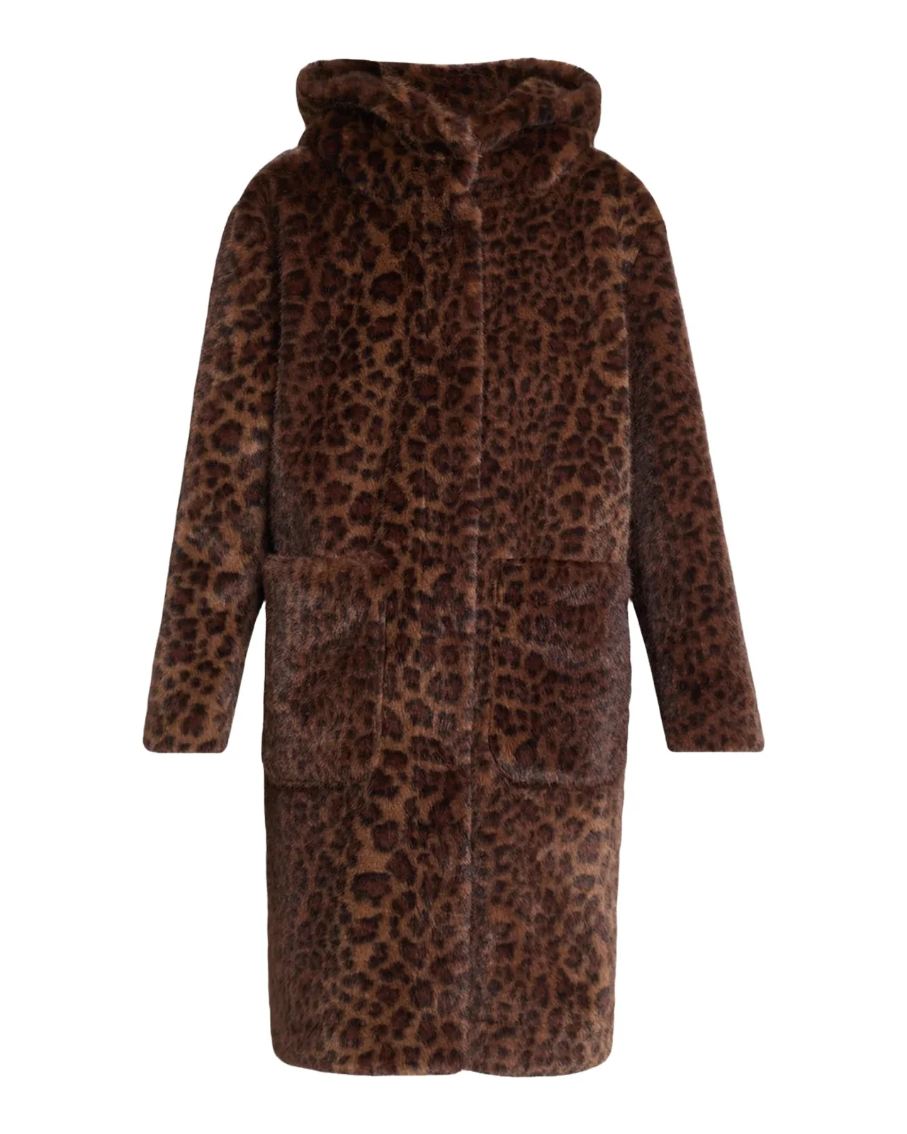 Hattie Leopard-Print Faux Fur Coat Hattie Leopard-Print Faux Fur Coat