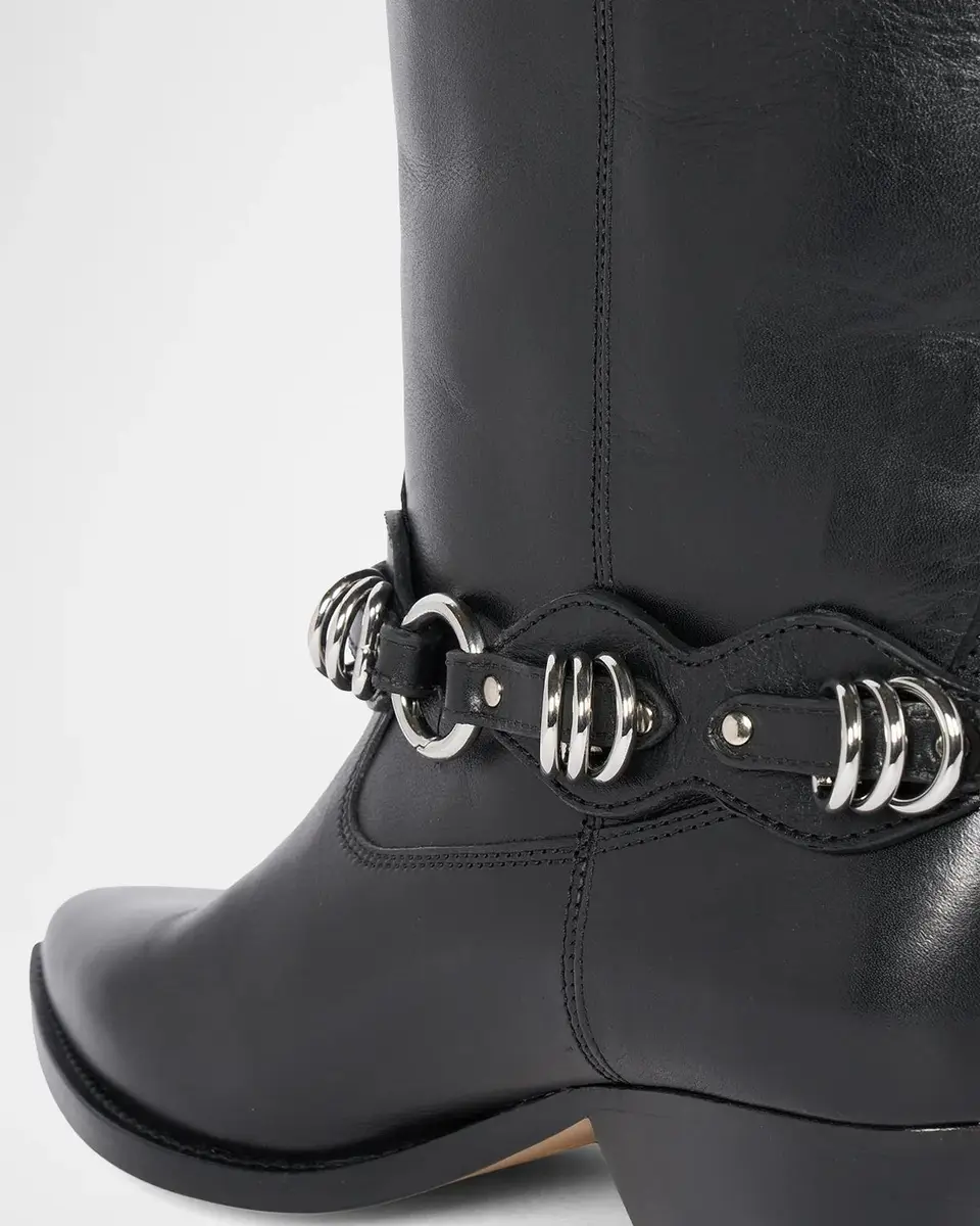 Isabel Marant Duerto 40MM Leather Cowboy Boots | Thumbnail 5 Isabel Marant Duerto 40MM Leather Cowboy Boots | Thumbnail 5