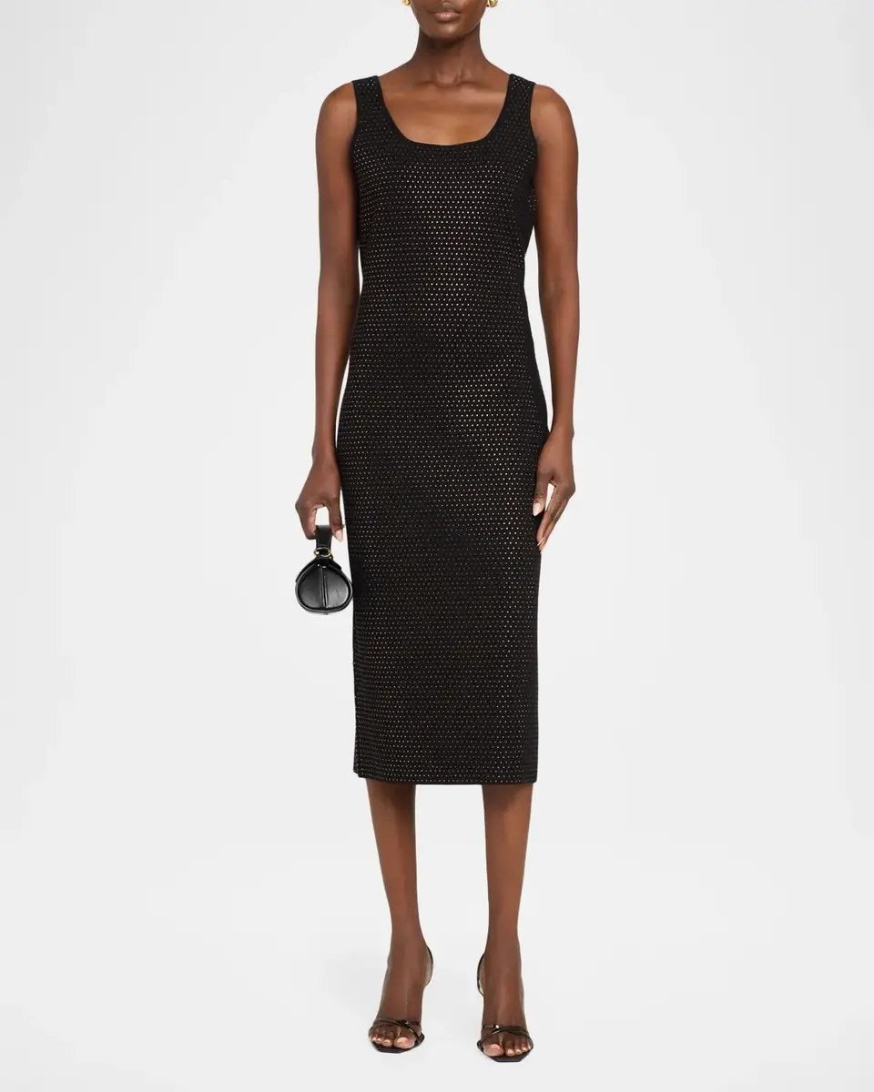Elie Tahari Blakely Embellished Sweater Midi Dress | Thumbnail 2