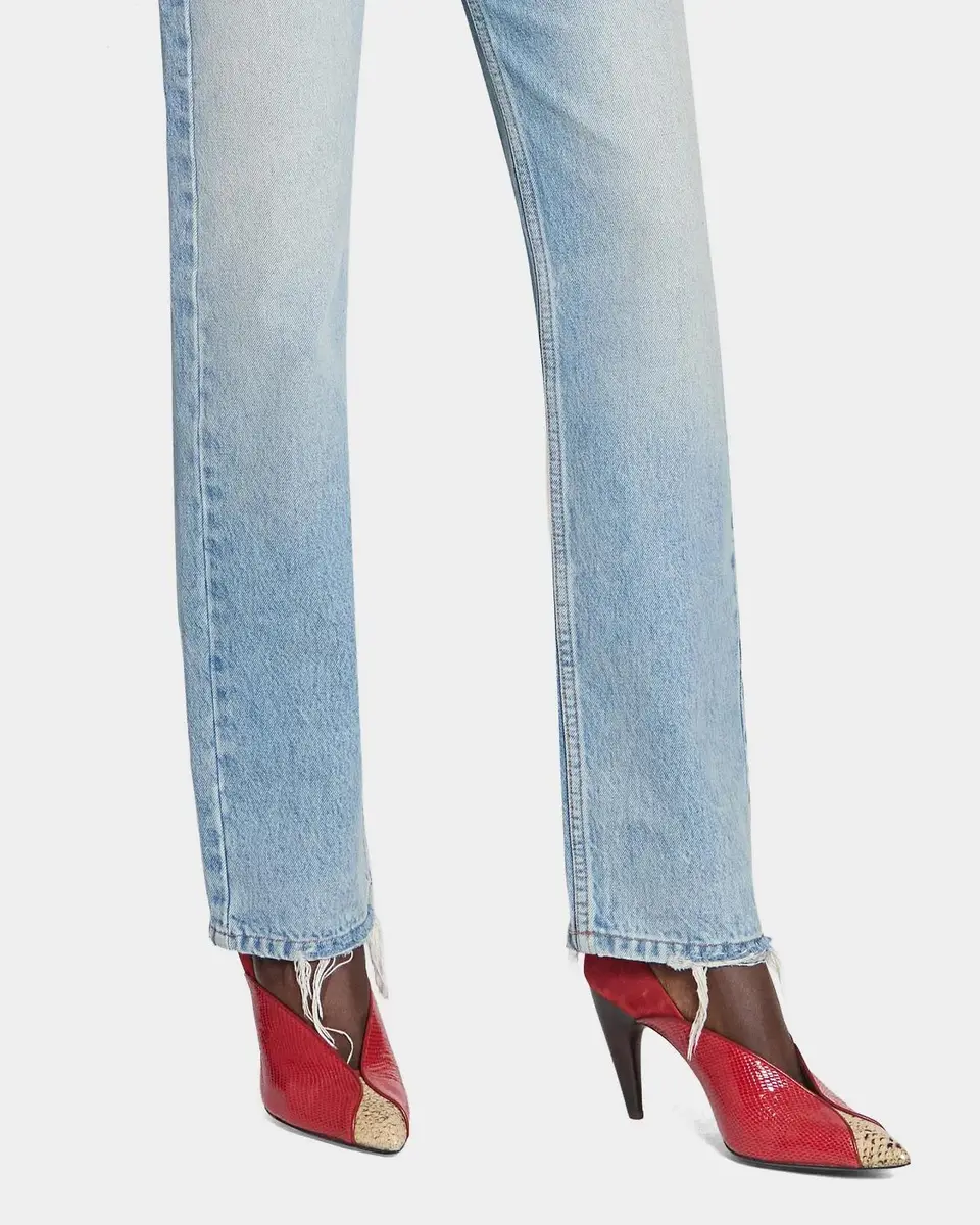 Etoile Isabel Marant Luza 90MM Leather-Velvet Pumps | Thumbnail 2 Etoile Isabel Marant Luza 90MM Leather-Velvet Pumps | Thumbnail 2