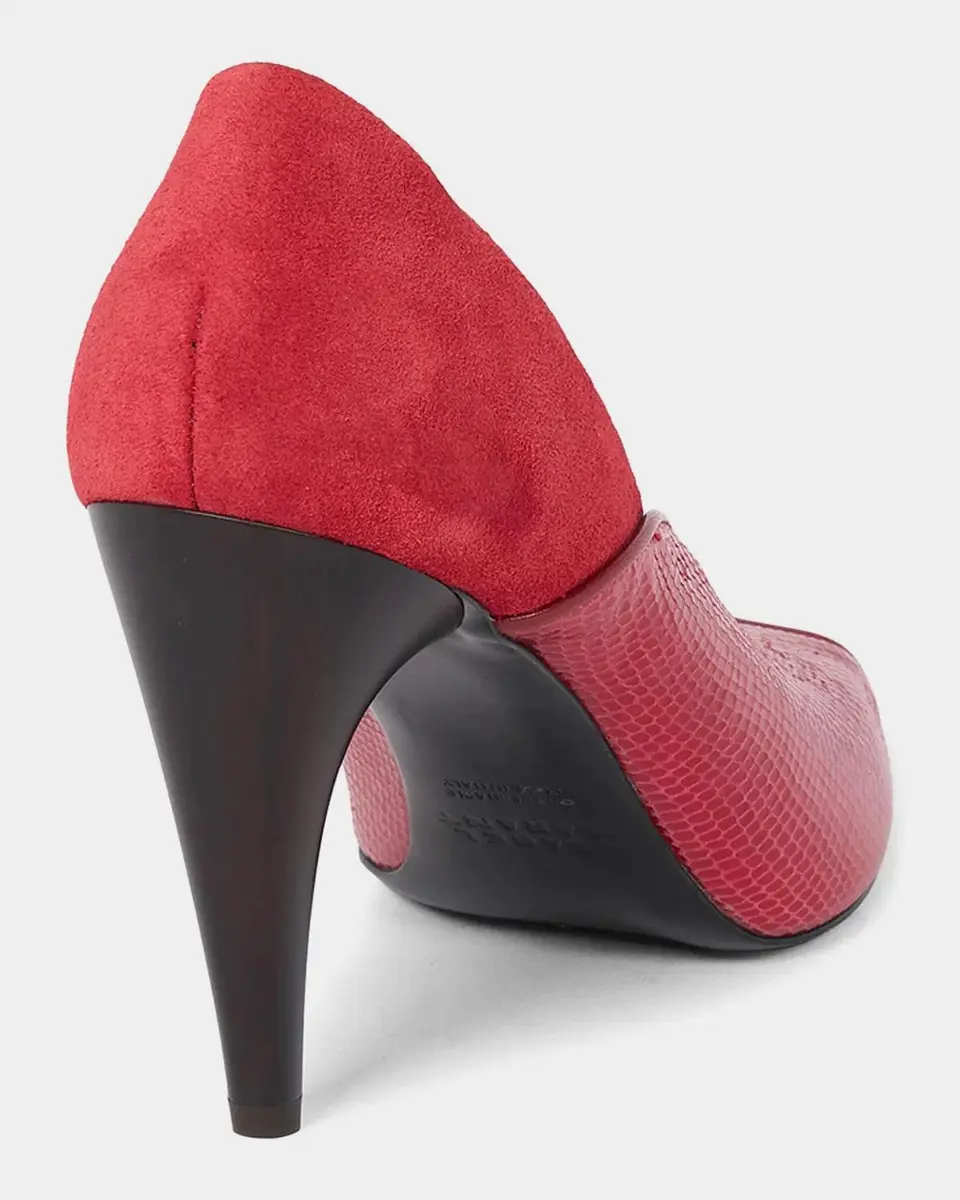 Etoile Isabel Marant Luza 90MM Leather-Velvet Pumps | Thumbnail 4 Etoile Isabel Marant Luza 90MM Leather-Velvet Pumps | Thumbnail 4