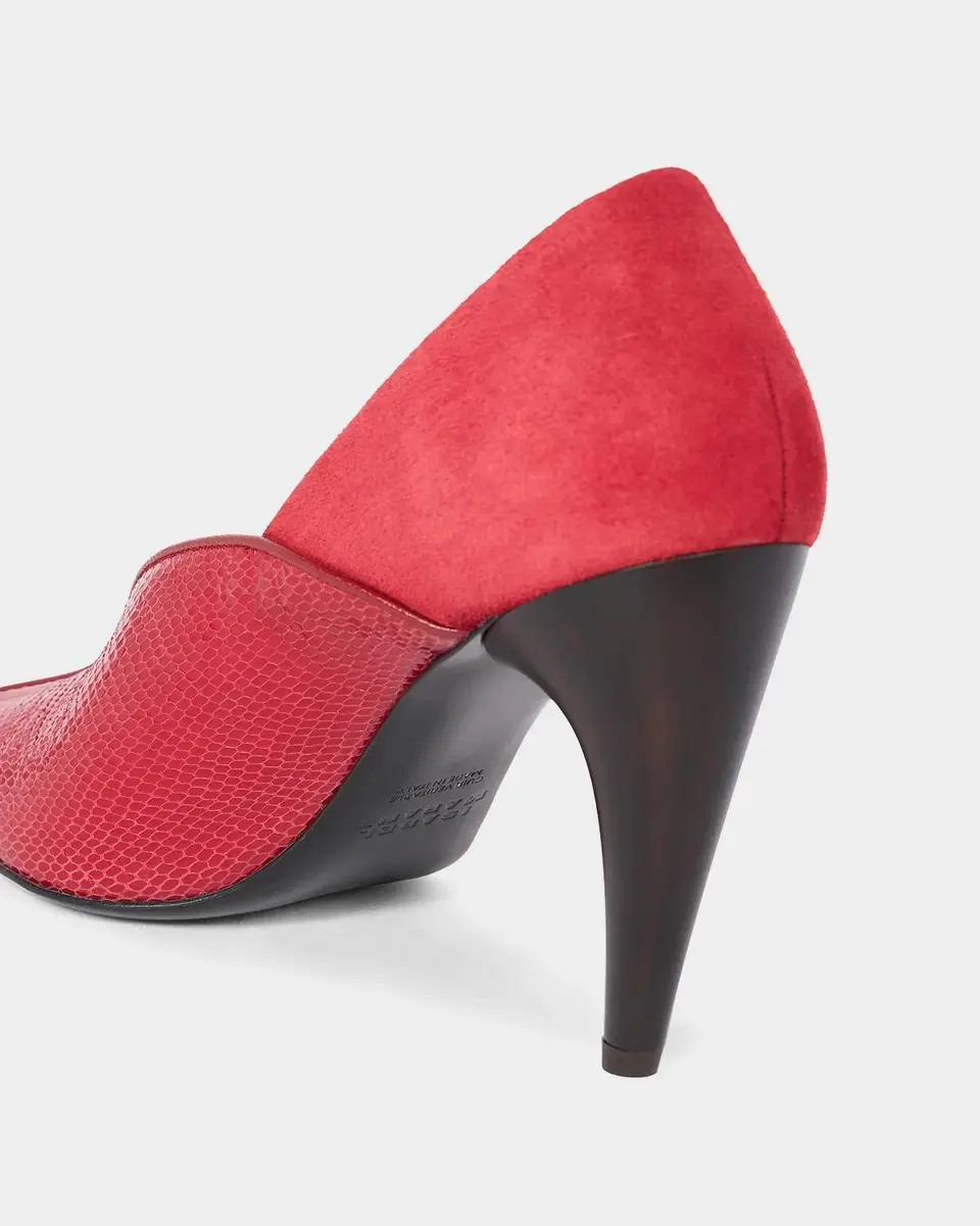 Etoile Isabel Marant Luza 90MM Leather-Velvet Pumps | Thumbnail 6 Etoile Isabel Marant Luza 90MM Leather-Velvet Pumps | Thumbnail 6