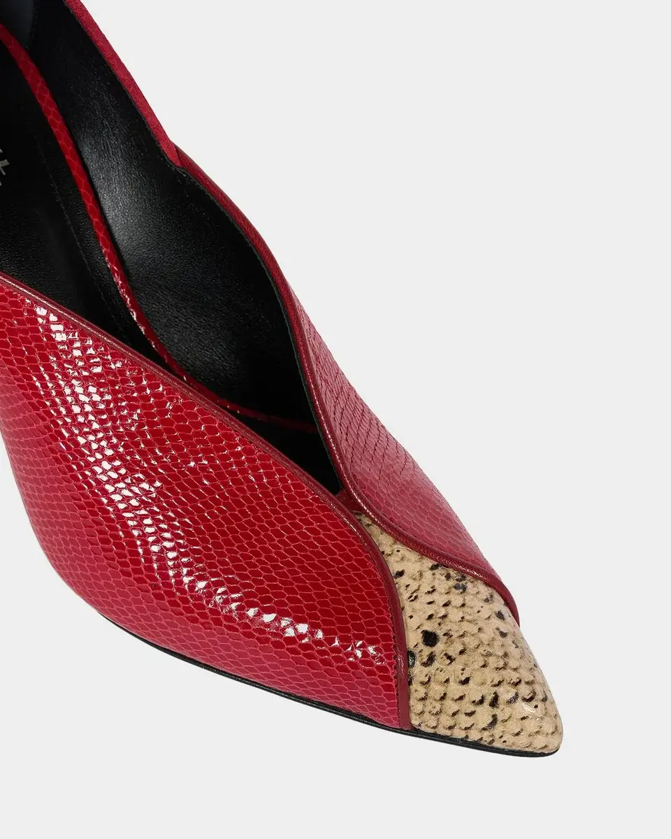 Etoile Isabel Marant Luza 90MM Leather-Velvet Pumps | Thumbnail 7 Etoile Isabel Marant Luza 90MM Leather-Velvet Pumps | Thumbnail 7