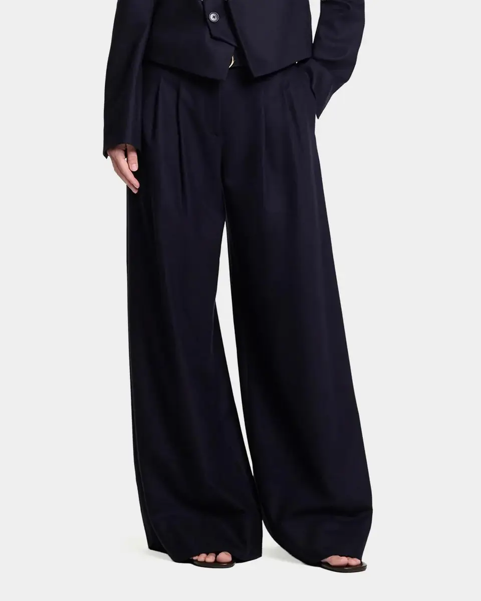 TWP Avery Wool-Silk Blend Wide-Leg Pants | Thumbnail 4 TWP Avery Wool-Silk Blend Wide-Leg Pants | Thumbnail 4