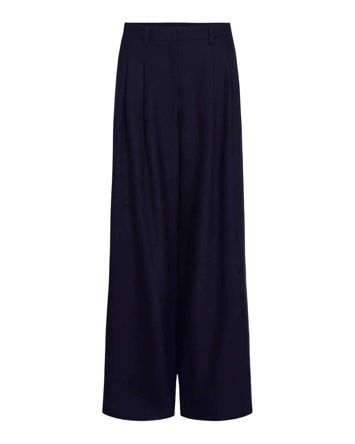 TWP Avery Wool-Silk Blend Wide-Leg Pants