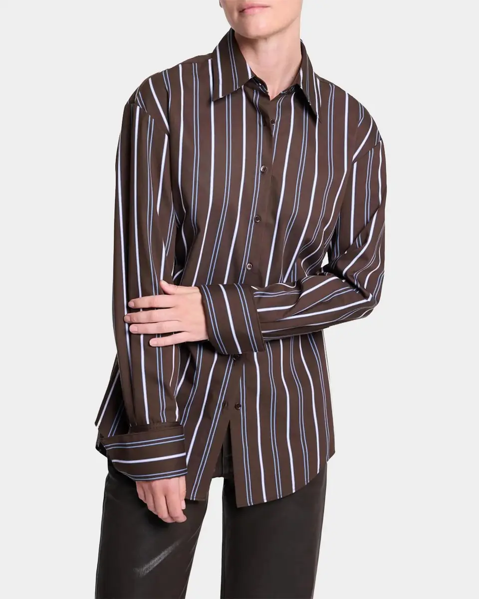 TWP The Night We Met Striped Cotton-Blend Shirt | Thumbnail 5 TWP The Night We Met Striped Cotton-Blend Shirt | Thumbnail 5