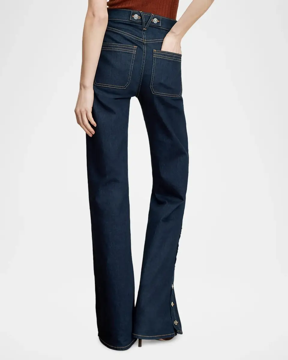 Veronica Beard Crosbie High-Rise Wide-Leg Jeans | Thumbnail 3 Veronica Beard Crosbie High-Rise Wide-Leg Jeans | Thumbnail 3