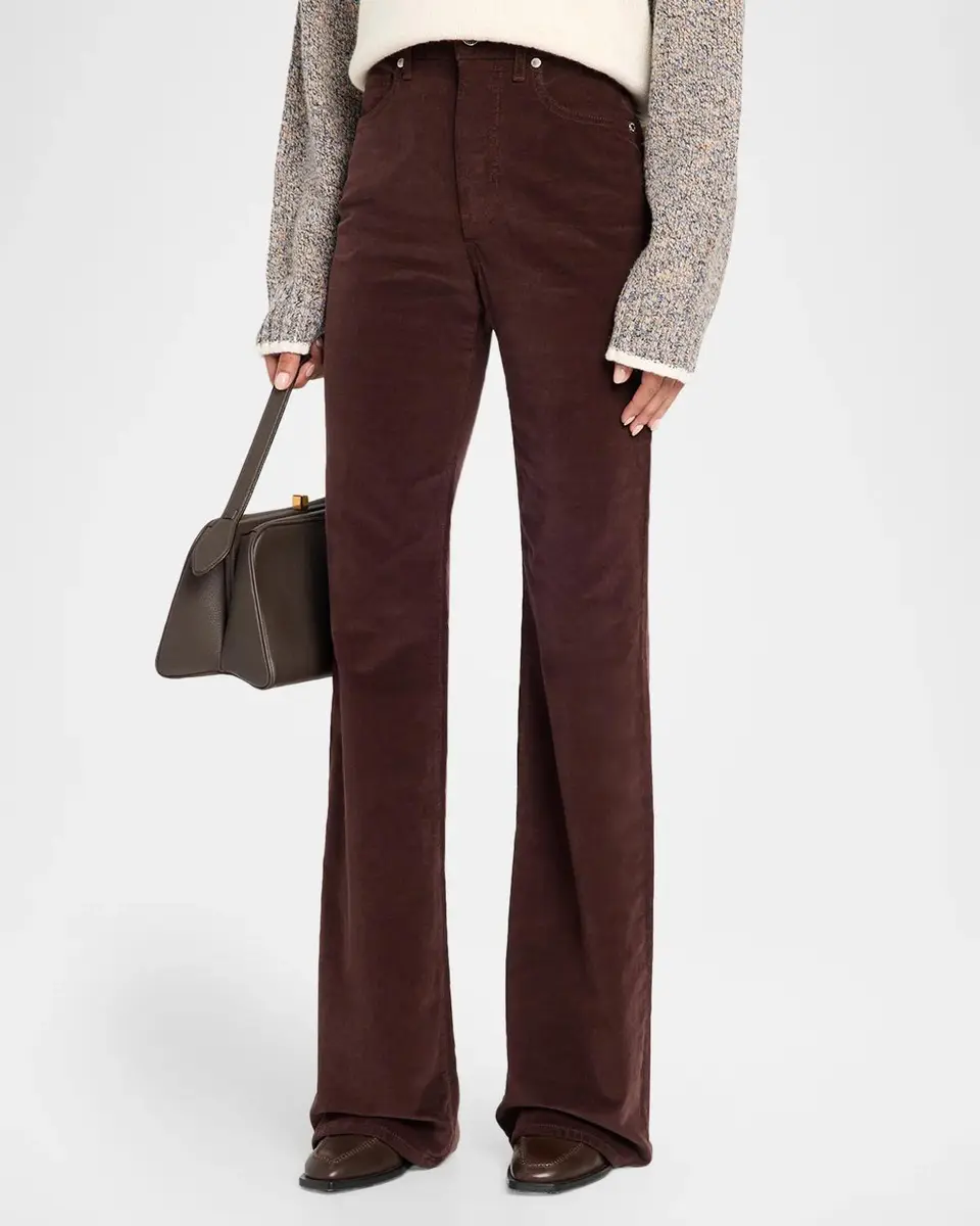 Veronica Beard Crosbie Corduroy Flare Pants | Thumbnail 4 Veronica Beard Crosbie Corduroy Flare Pants | Thumbnail 4