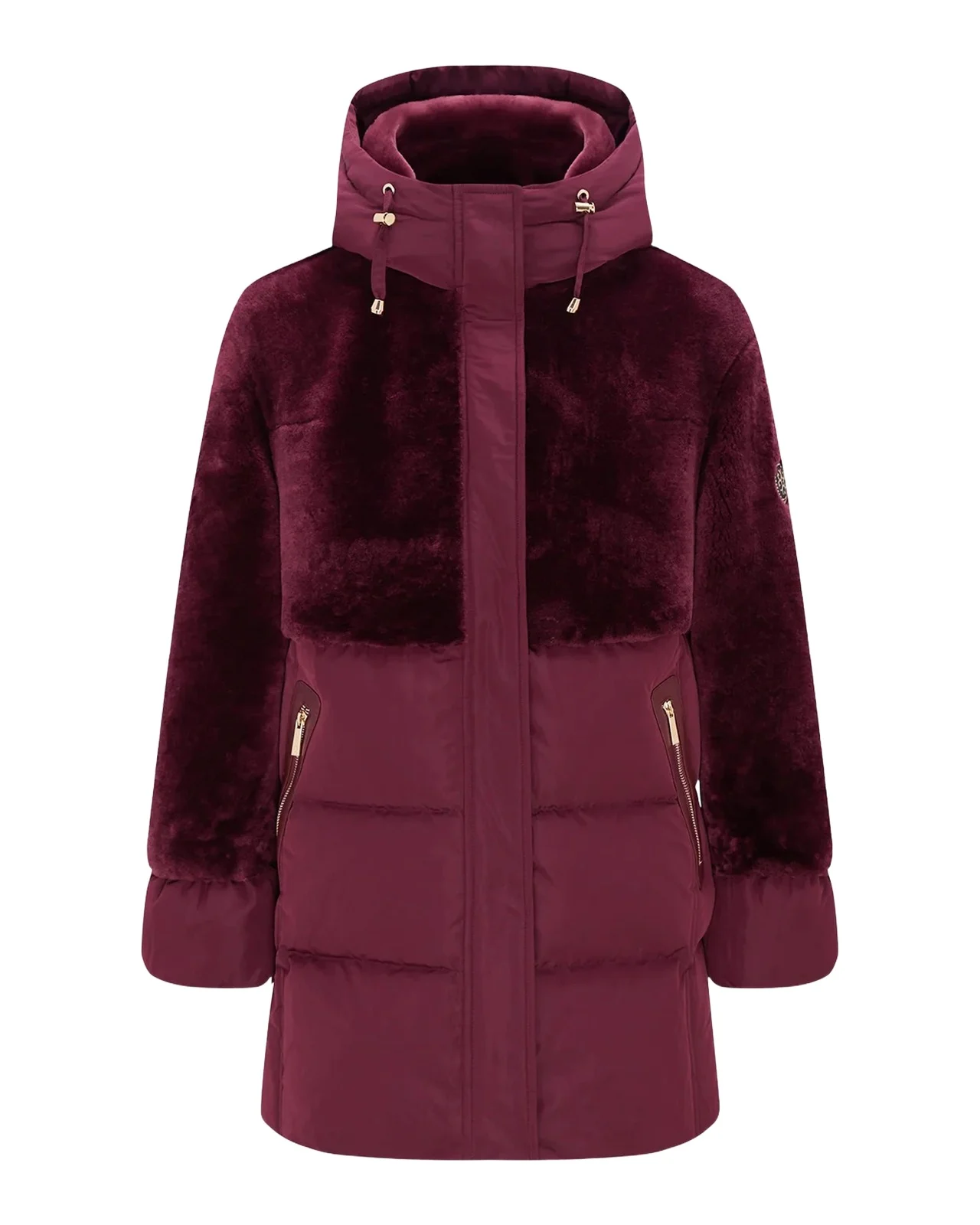Gorski Select Lamb Shearling And Quilted Down Parka