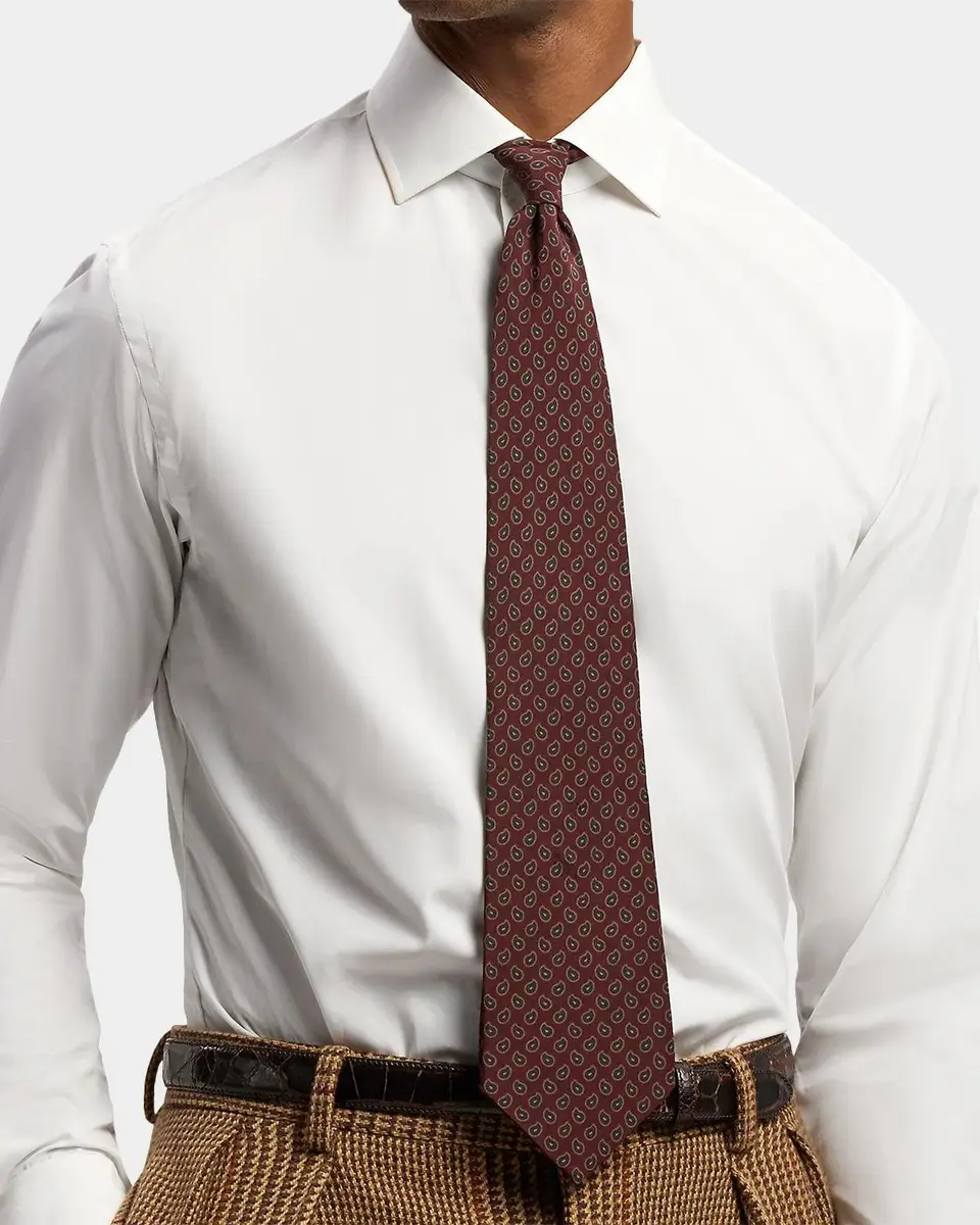 Ralph Lauren Purple Label Micro-Paisley Silk Tie | Thumbnail 3 Ralph Lauren Purple Label Micro-Paisley Silk Tie | Thumbnail 3